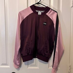 Pink Victoria’s Secret bomber Jacket